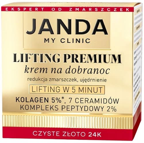 JANDA LIFTING PREMIUM ryppyjä ehkäisevä yövoide kasvoille 50 ml