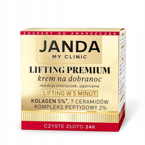 JANDA LIFTING PREMIUM ryppyjä ehkäisevä yövoide kasvoille 50 ml