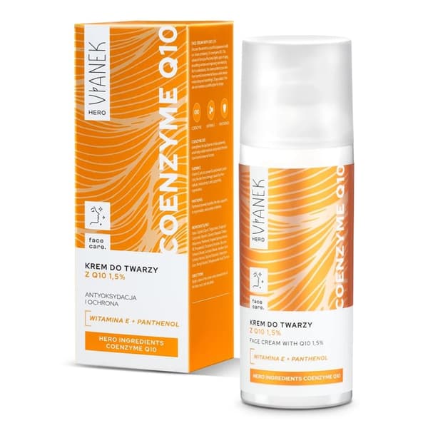 VIANEK Hero Koentsyymi Q10 Kasvovoide Q10:llä 1,5% 50 ml