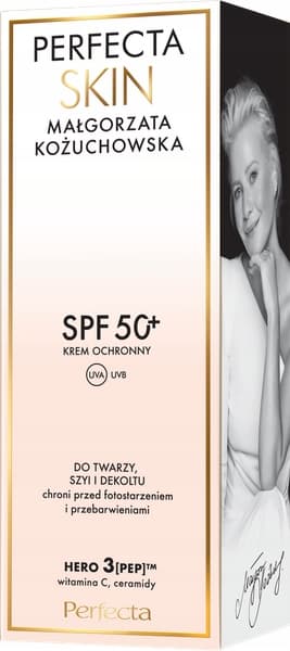 PERFECTA SKIN Małgorzata Kożuchowska suojaava kasvovoide SPF 50 40 ml