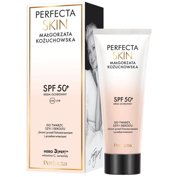 PERFECTA SKIN Małgorzata Kożuchowska suojaava kasvovoide SPF 50 40 ml