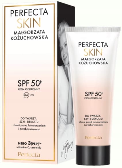 PERFECTA SKIN Małgorzata Kożuchowska suojaava kasvovoide SPF 50 40 ml