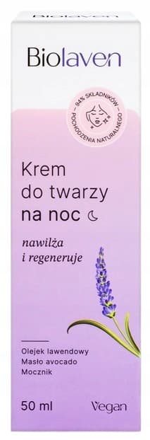 SYLVECO BIOLAVEN Hypoallergeeninen uudistava yövoide 50 ml