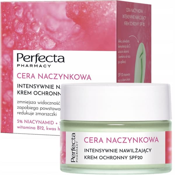 PERFECTA Herkän ihon suojaava kosteusvoide kasvoille SPF20 50 ml