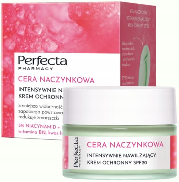 PERFECTA Herkän ihon suojaava kosteusvoide kasvoille SPF20 50 ml