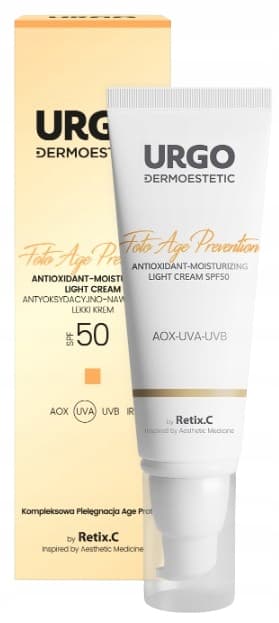 URGO DERMOCOSMETIC Foto Age SPF50 kosteuttava kasvovoide 45 ml