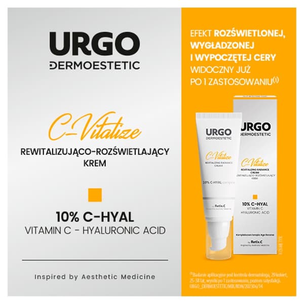 URGO DERMOCOSMETIC C-Vitalizer kasvovoide C-VITAMIINILLA 48 ml