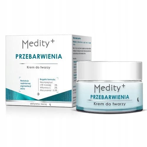 MEDITY+ Värjäytymistä ehkäisevä yövoide kasvoille 50 ml