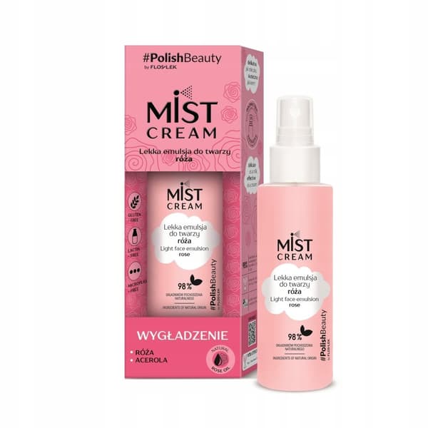 FLOSLEK Mist Cream Rose -kasvoemulsio 110 ml