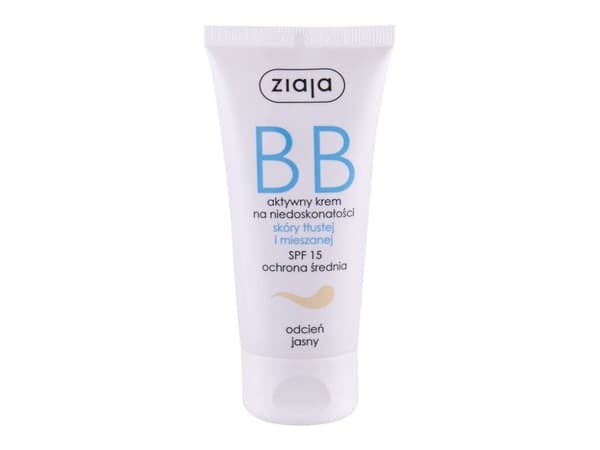 Ziaja BB Active Cream Fedtet Hud Lys Nuance