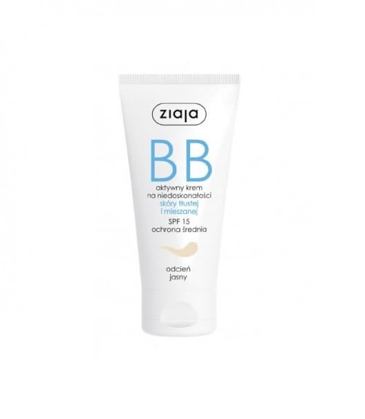 Ziaja BB Active Cream Fedtet Hud Lys Nuance