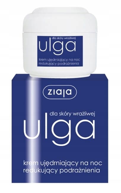 ZIAJA ULGA Kiinteyttävä yövoide, joka vähentää ärsytystä 50 ml