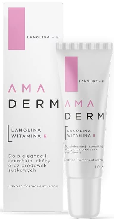AMADERM LANOLIN + E-VITAMIINI nännin hoitoon 10 g