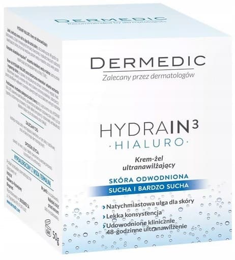 Dermedic Hydrain Hialuro 3 voidegeeli 50 ml
