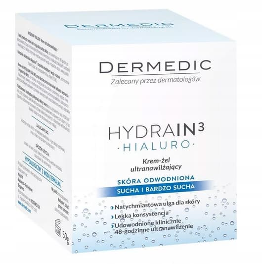 Dermedic Hydrain Hialuro 3 voidegeeli 50 ml