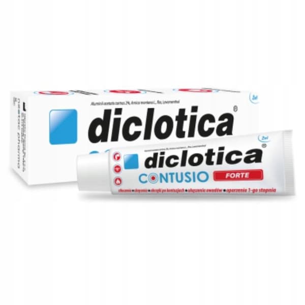DICLOTICA CONTUSIO FORTE geeli turvotukseen, mustelmiin ja puremiin 75 g