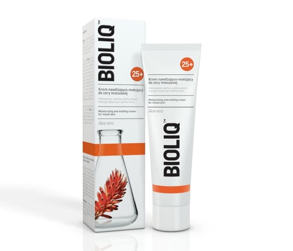 BIOLIQ Kosteuttava ja mattapintainen voide sekaiholle kasvoille 50 ml