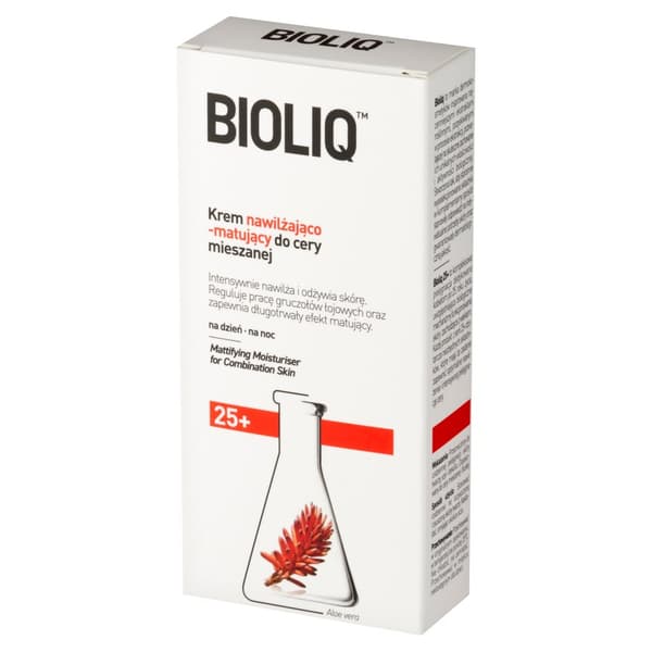 BIOLIQ Kosteuttava ja mattapintainen voide sekaiholle kasvoille 50 ml