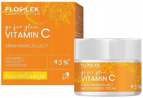 FLOSLEK Go For Glow C-vitamiini kosteuttava päivä- ja yövoide 50 ml