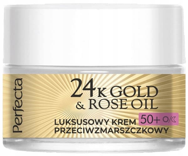 PERFECTA 24K YLELLINEN RYPYJÄ EHKÄISEVÄ VOIDE 50+ PÄIVÄ YÖ 50 ml