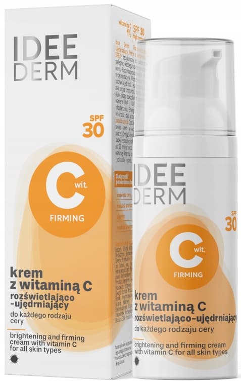 IDEEPHARM Kasvovoide SPF30 Kirkastava C-vitamiinilla 50 ml