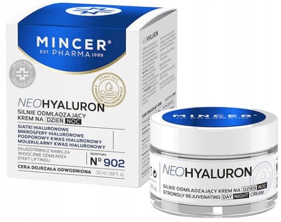 MINCER PHARMA NeoHyaluron nuorentava kasvovoide päivälle ja yölle 50 ml