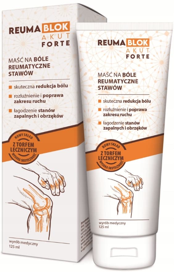 REUMABLOK AKUT FORTE ledsalva Novascon 125 ml