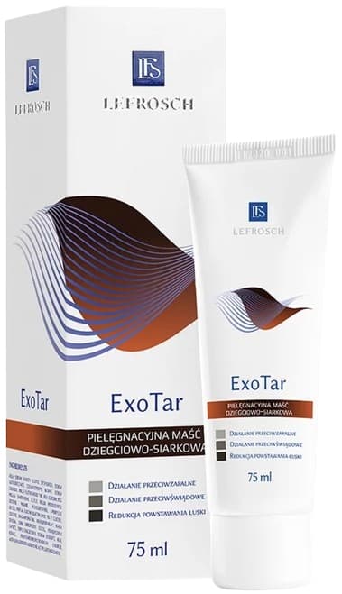LEFROSCH EXOTAR terva-rikkivoide psoriaasin kutinaan 75 ml