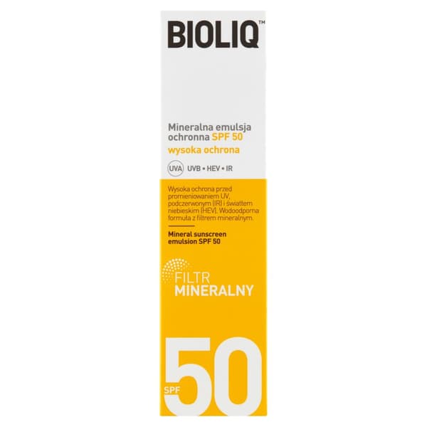 BIOLIQ SPF mineraalisuojaemulsio SPF50 30 ml