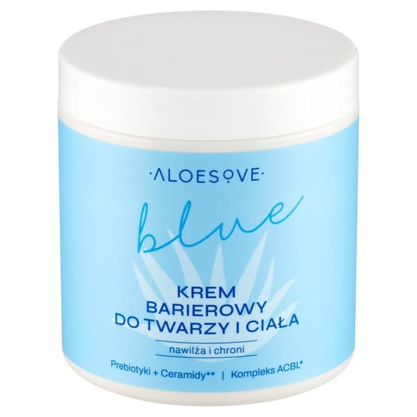 ALOESOVE BLUE Återfuktande barriärkräm för ansikte och kropp 250 ml