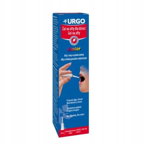 URGO Junior -geeli lasten suuontelon aftahaavoihin 8 ml