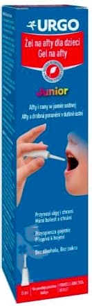 URGO Junior -geeli lasten suuontelon aftahaavoihin 8 ml