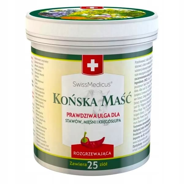 LÄMMITTÄÄ HEVOSVOIDE Herbamedicus nivelille 500 ml