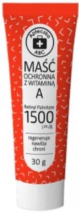 Suojaava voide A-vitamiinilla 1500 IU ABC Ensiapupakkaus 30 g