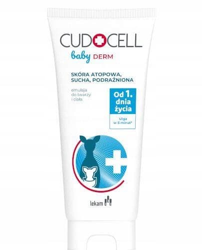CUDOCELL BABY DERM Emulsio kasvoille ja vartalolle 1. elinpäivästä alkaen 180 ml