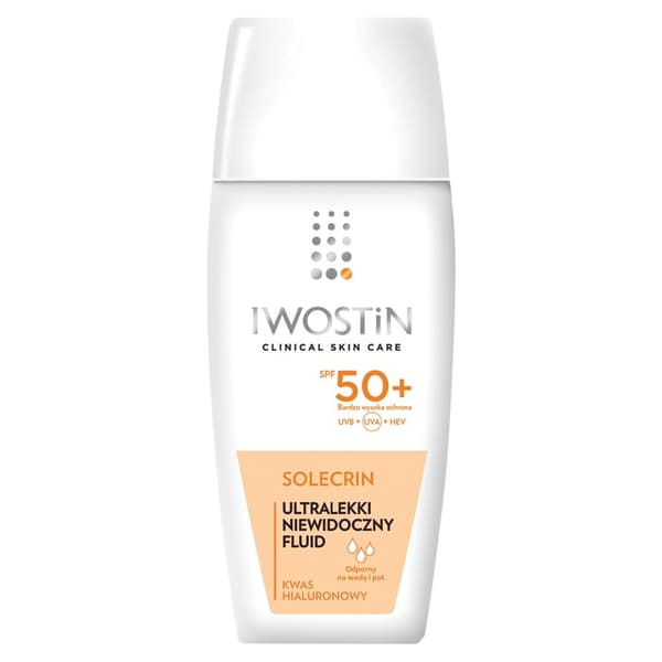 IWOSTIN SOLECRIN SPF50+ ultrakevyt näkymätön kasvovoide 40 ml