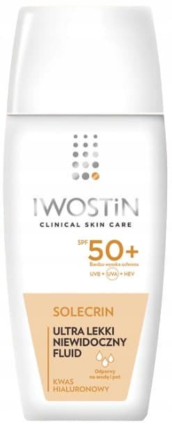IWOSTIN SOLECRIN SPF50+ ultrakevyt näkymätön kasvovoide 40 ml