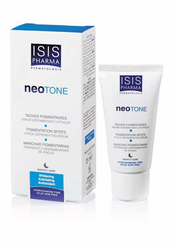 ISISPHARMA NEOTONE Värjäytymiä Poistava Kasvoseerumi Yöksi 30 ml