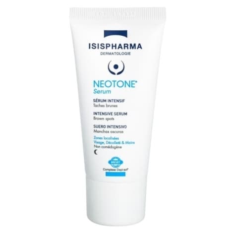 ISISPHARMA NEOTONE Värjäytymiä Poistava Kasvoseerumi Yöksi 30 ml