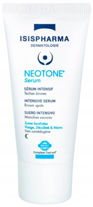 ISISPHARMA NEOTONE Värjäytymiä Poistava Kasvoseerumi Yöksi 30 ml