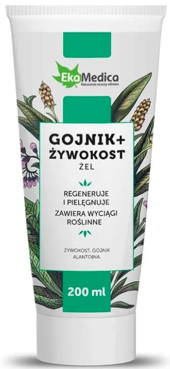 Ekamedica Sideritis + Comfrey rauhoittava geeli 200 ml