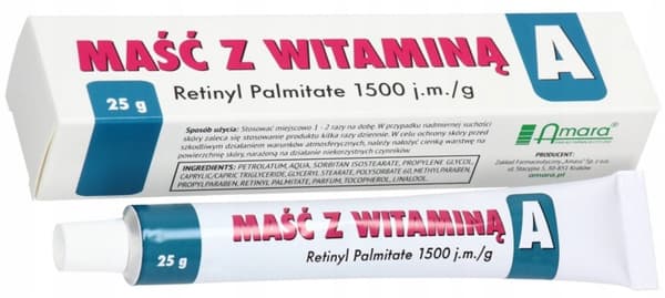 AMARA-voide A-vitamiinilla PSORIAASIIN 25 g