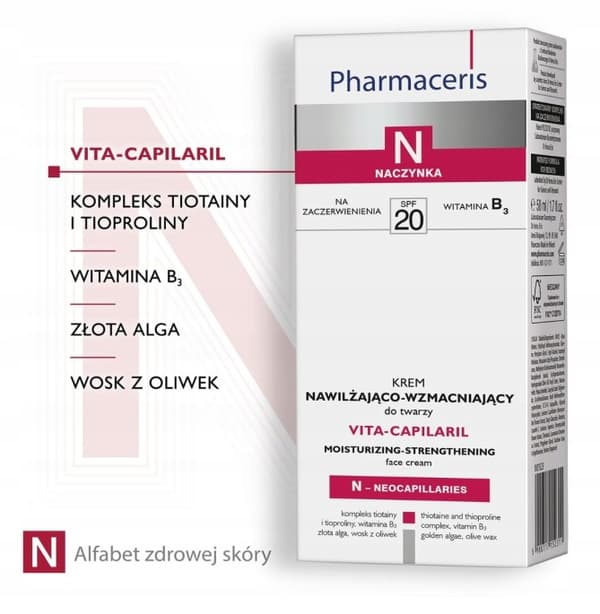 PHARMACERIS N VITA-CAPILARIL Kasvovoide 50 ml