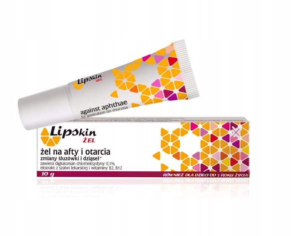 LIPSKIN-geeli aftoihin ja hiertymiin, salvia ja sinkki 10 g