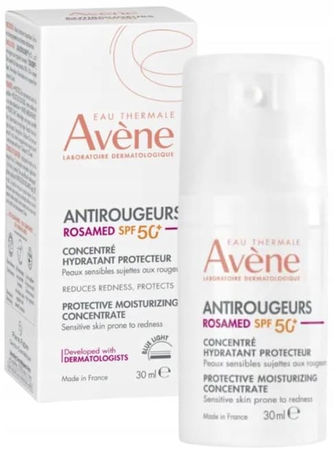 AVENE ANTIROUGEURS ROSAMED SPF 50+ kosteuttava ja suojaava tiiviste 30 ml