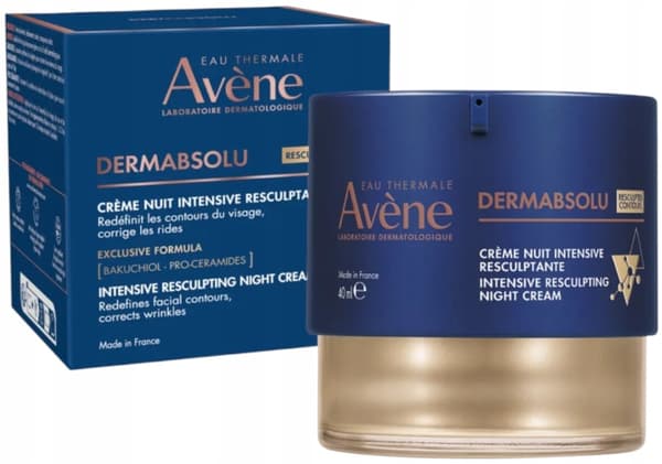 AVENE DERMABSOLU intensiivisesti kiinteyttävä yövoide kasvoille 40 ml