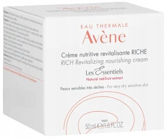 AVENE LES ESSENTIELS Ravitseva elvyttävä voide rikas koostumus 50 ml