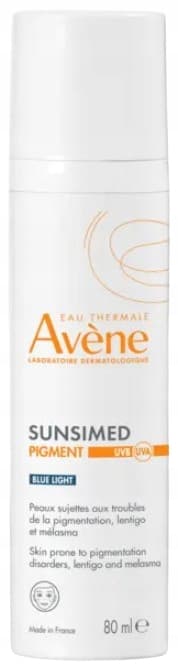 AVENE Sunsimed Pigment Blue Light kasvovoide SPF50 värjäytymiin 80