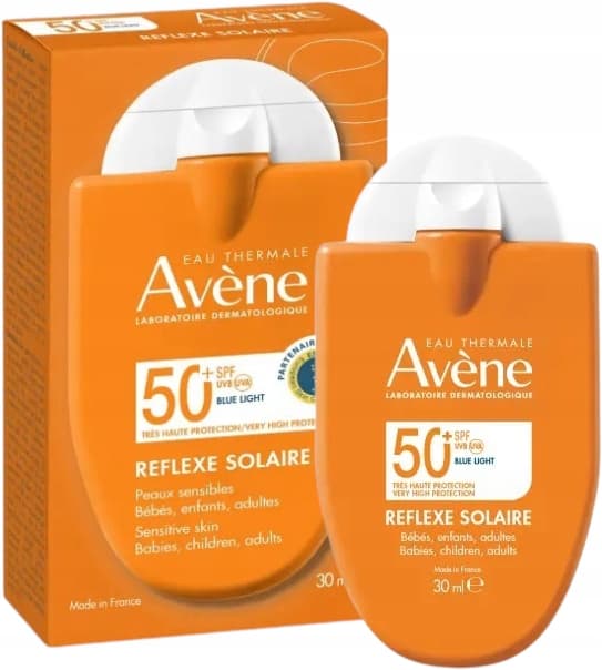 AVENE Solar Reflection rusketusvoide, erittäin korkea suojakerroin SPF 50+, 30 ml