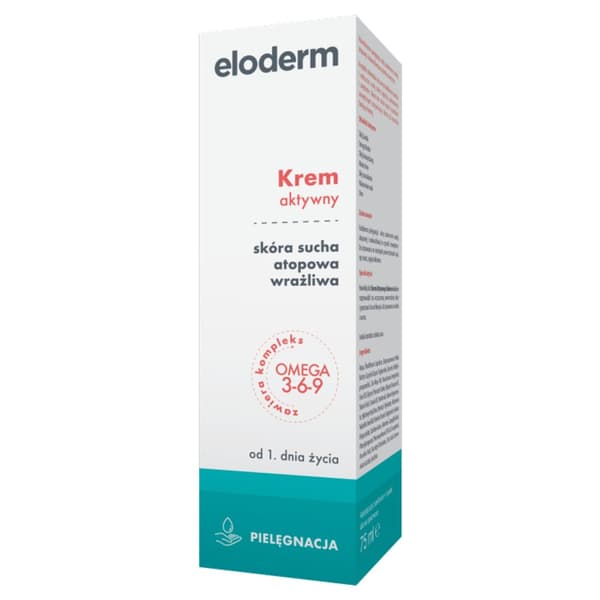 ELODERM ACTIVE CREAM ensimmäisestä elinpäivästä alkaen kuivalle atooppiselle iholle 75 ml